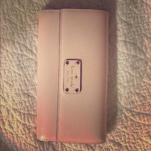 Kate Spade leather light pink wallet